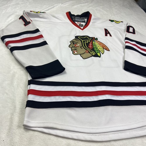 Reebok CCM Chicago Blackhawks Patrick Sharp Hockey Jersey Size 52 White - Picture 2 of 11