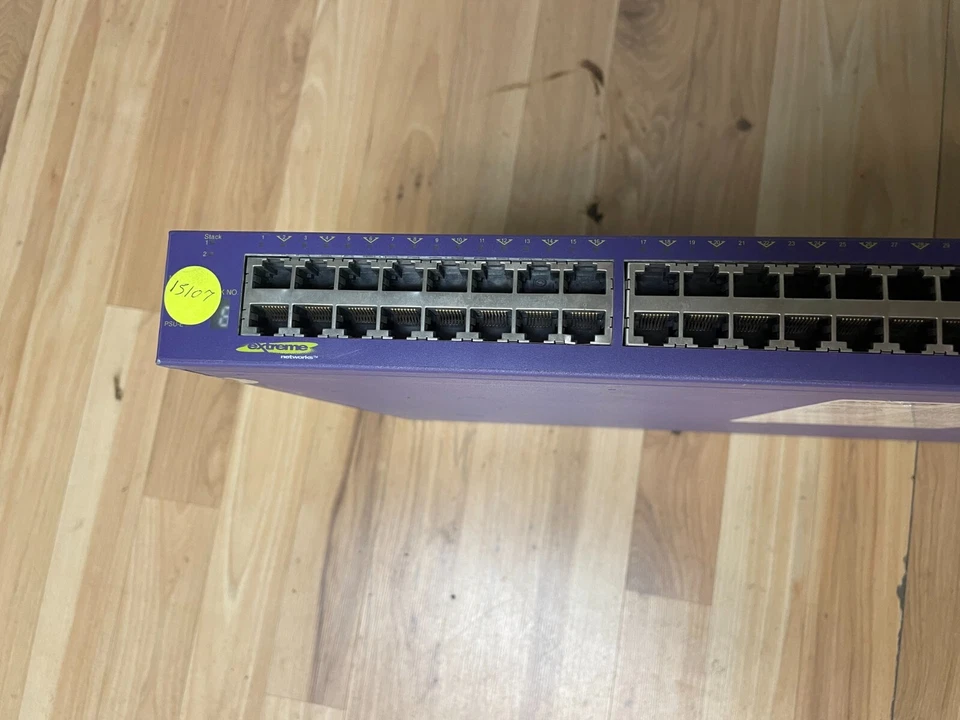 Extreme Summit X250e-48p 48-Port 10/100 Switch PoE - Image 3 of 4