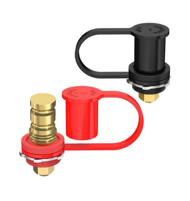 Joinfworld Remote Battery Terminals 3/8'' Stud Battery Jump Post with Cover NIB