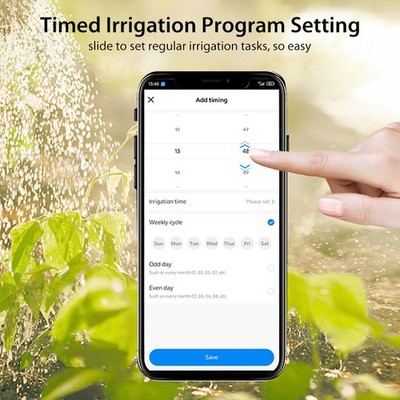 Smart Sprinkler Timer Für WiFi Gartenschlauch Außenwasserregler Automatisie