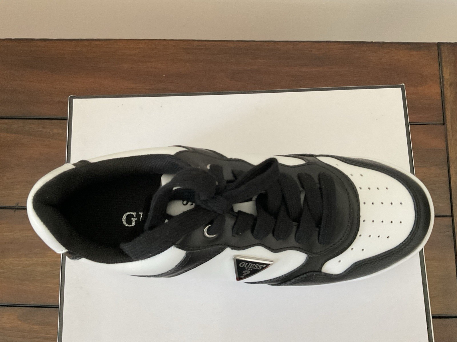 GUESS Miram Panda Sneakers Donna Nero Taglia 8 M foto 4