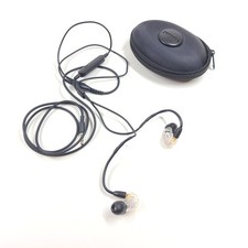 Shure SE215 LiveSound Sound-Isolating Monitor Black Earbuds - Clear BC