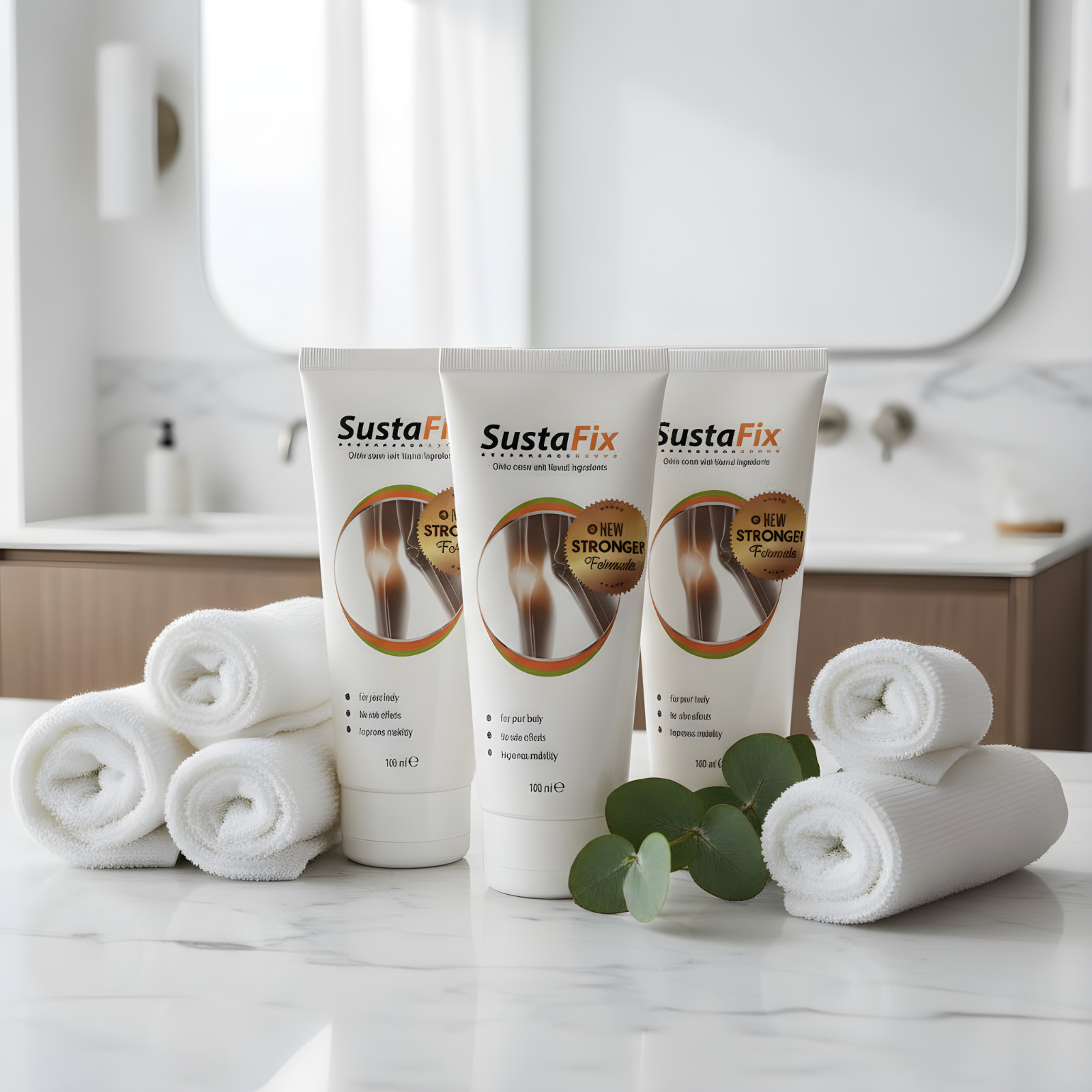 Crema SustaFix 3x100 ml Susta Fix + New Stronger Formula + Nueva fórmula más fuerte