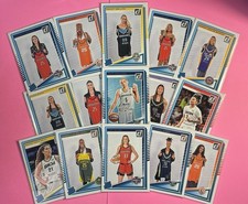 2025 Donruss WNBA Rated Rookie (15) Card Lot - All Base #86-100