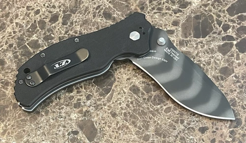ZERO TOLERANCE usa TIGER STRIPE Spring Assist Flipper knife Ken Onion ZT 0350TS