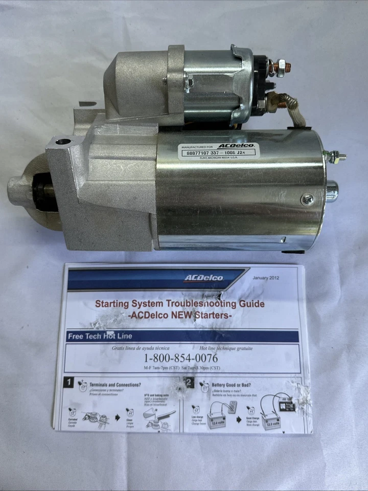 Motor de arranque ACDelco 337‐1008 - GM 88877107: devolución del cliente después del montaje, nuevo Foto 4 de 4