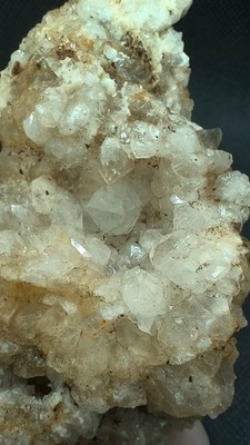 Wunderschöner Quarz Kristall Cluster/Geode mit Fluorit aus Fontsante Mine