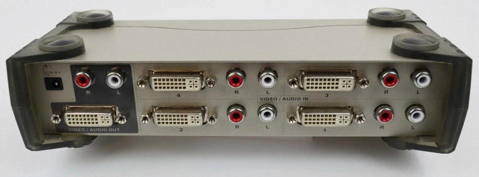 ATEN VS-461 4-Port DVI/Audio Port Switch- ohne Kabel nur mit Netzteil - Bild 3 von 4