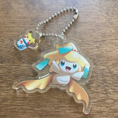 Pokemon Center Jirachi Pika Matsuri Acrylic Keychain Pikachu Shaved Ice Charm