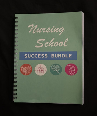 Kaplan Nursing School Success Bundle Nursing Exam Prep Glossary Wirebound Illus