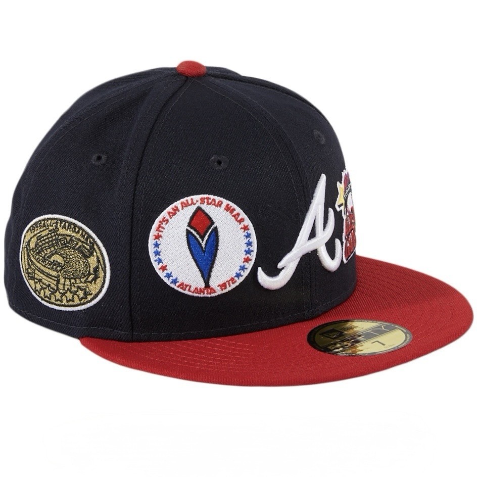 7 1/4 Hatclub Atlanta Braves All Star Game Patch Collection Patches