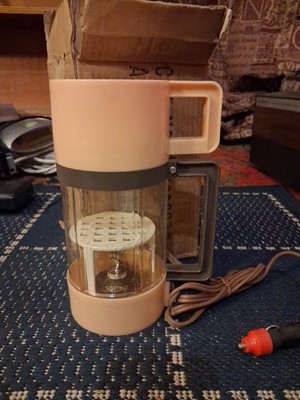 Vintage 70 s Travel 12V Tee Kaffeemaschine Dosenwärmer Camping