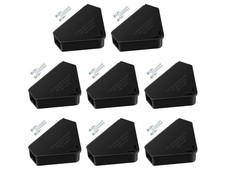 8 Pcs Mouse Bait Station with Keys Indoor Outdoor for Rats Mice Black