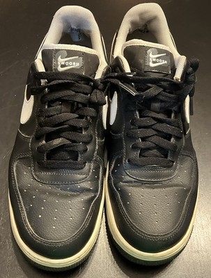 Mens Nike Air Force 1 LV8 Double Swoosh - Black White Size  display picture 1