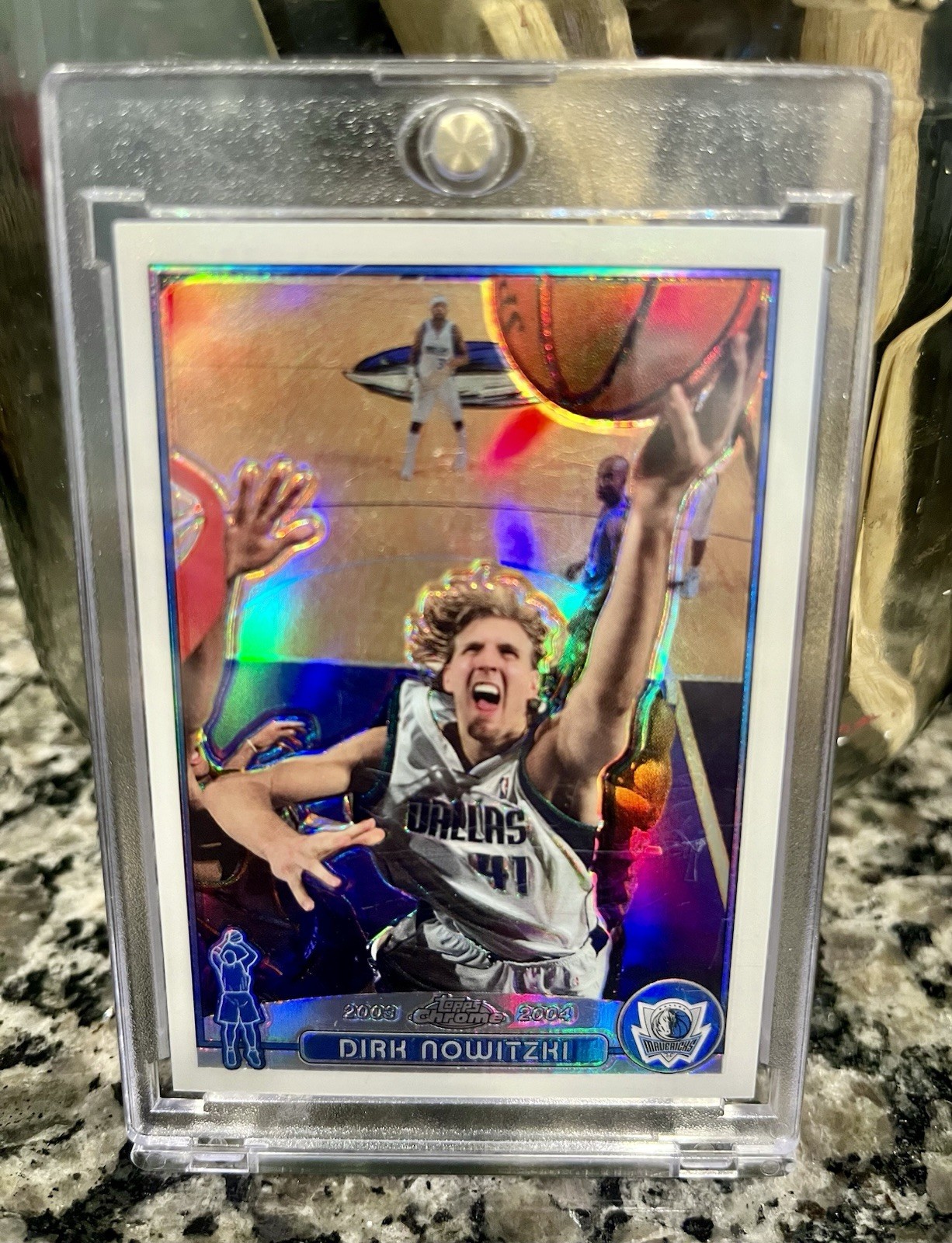 Dirkrk Nowitzki 2003-04 Topps Chrome Refractor