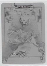 2017-18 Upper Deck Compendium Printing Plate Black 1/1 Derrick Pouliot #798 0zu