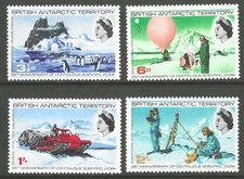 British Antarctic Territory #20 - 23 MNH PO Fresh & Flawless ('25 SCV $6.25)