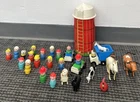 Vintage 1960s Fisher Price Little People Lot 18 Figures 5 Animals Wood Plastic