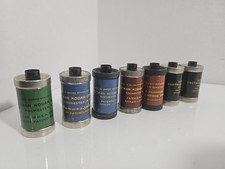 6 Assorted Kodak 35mm film canister cartridge empty Super XX Vintage Plus-X  