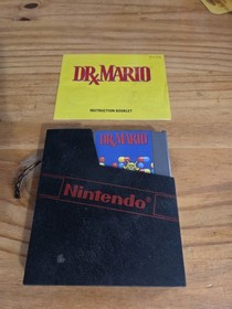 Dr. Mario (Nintendo Entertainment System, 1985) NES with instruction manual 