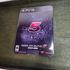 Dead or Alive 5 Collectors Edition PS3 Sony PlayStation 3 Steelbook New Sealed