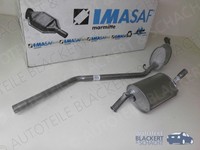 Imasaf Auspuffset Ab Kat für Lancia Y10 1.1 Avenue 1995-1996| Mitteltopf+Endtopf