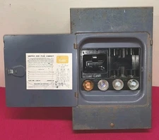 Squre D 33583-PS 100 Amp 240 Volt Fused Distribution Power Panel Pullout Fuses