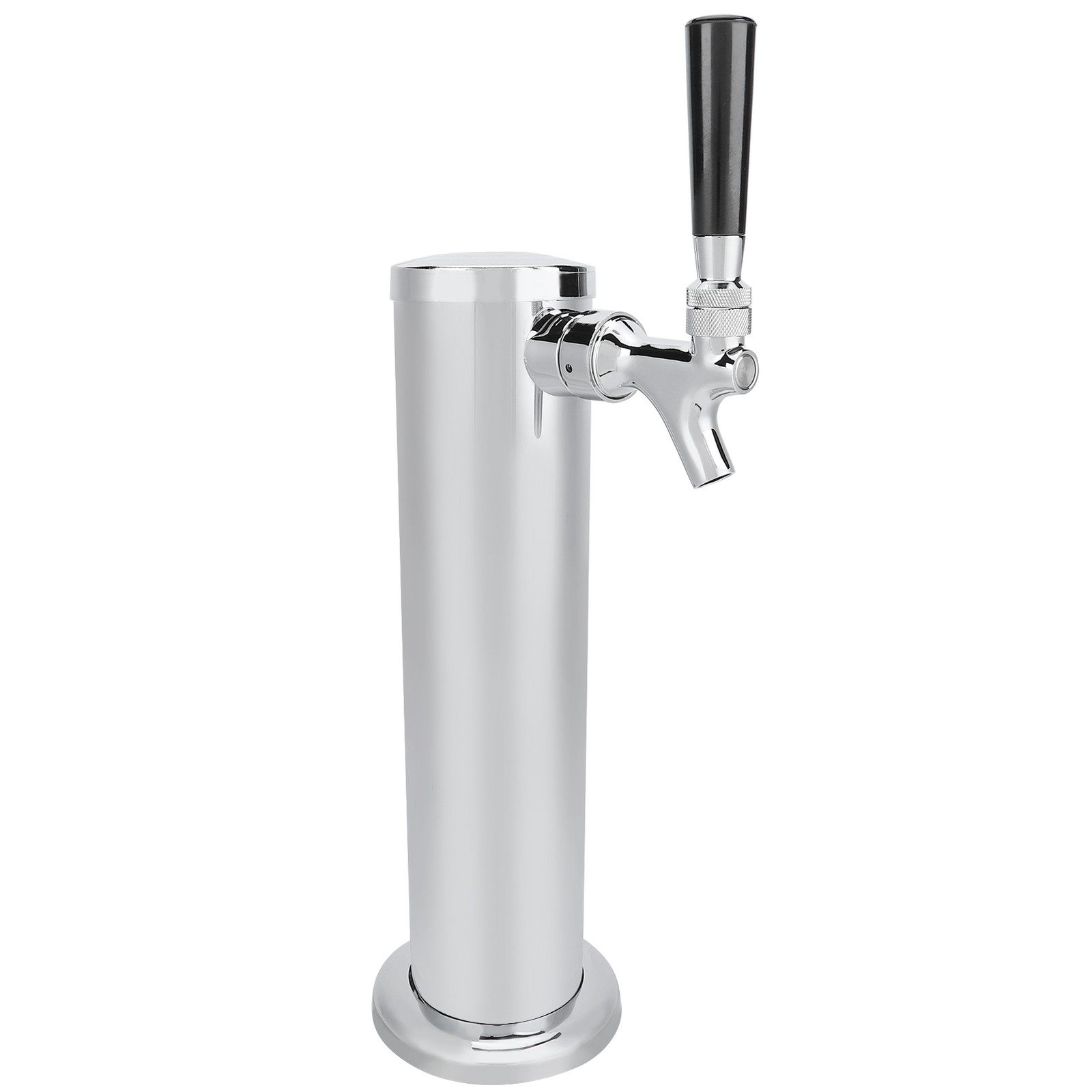 Single Faucet Dispenser Draft Beer Tower Dispenser Stainless Steel Beer Tower