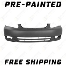 New Primered Front Bumper Cover For 2003 2004 Toyota Corolla 03 04 New Primered Front Bumper Cover For 2003 2004 Toyota Corolla 03 04
