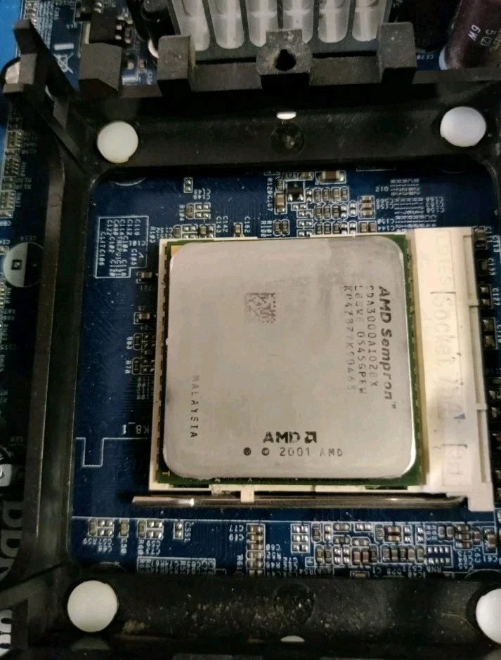 MATX  ASROCK K8NF4G-SATA2 Motherboard Socket 754  + RAM + CPU AMD Sempron ✅ - Immagine 3 di 4