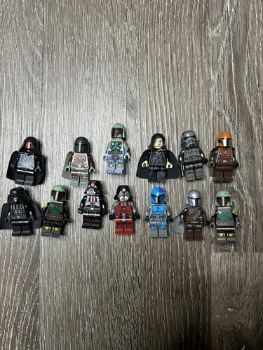 Lego Star Wars Minifigures Lot + Miscellaneous Parts Used - Good Condition