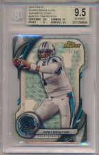 🔥🔥🔥CAM NEWTON 2015 Topps FINEST QB Cuts SUPERFRACTOR 1/1 BGS 9.5🔥🔥🔥