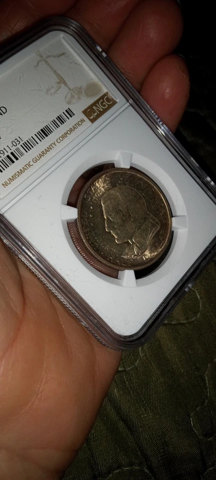 VINTAGE  US COIN 1936 CLEVELAND DOLLAR MS 64 HISTORICAL  MEMORABILIA COINS  - Image 3 of 4