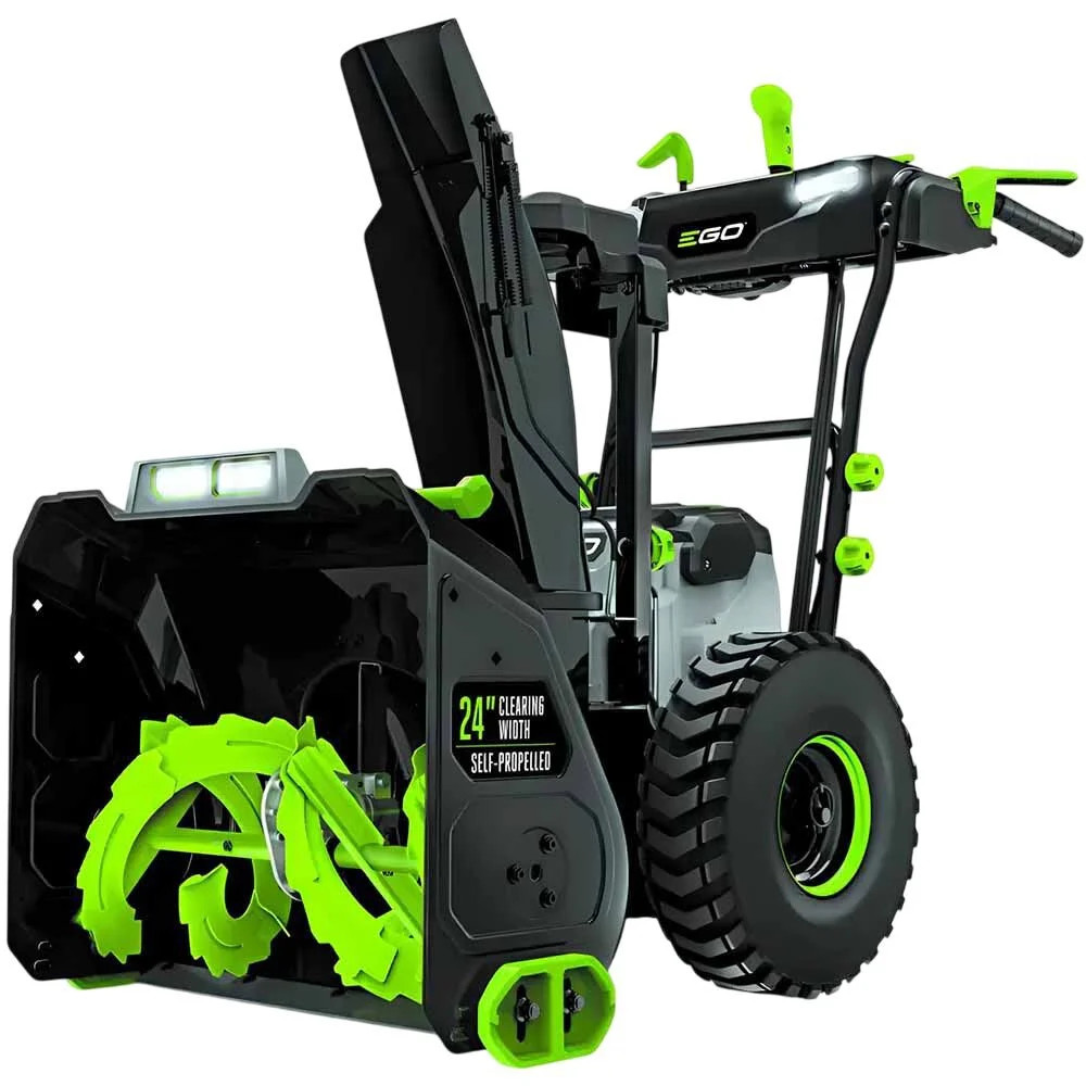 Снегоуборочная машина Ego Power 24-дюймовая самоходная 2-ступенчатая с двумя аккумуляторами емкостью 10 Ач 363390₽