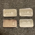 SilverTowne  1oz .999 Fine Silver Bar Lot Of 4