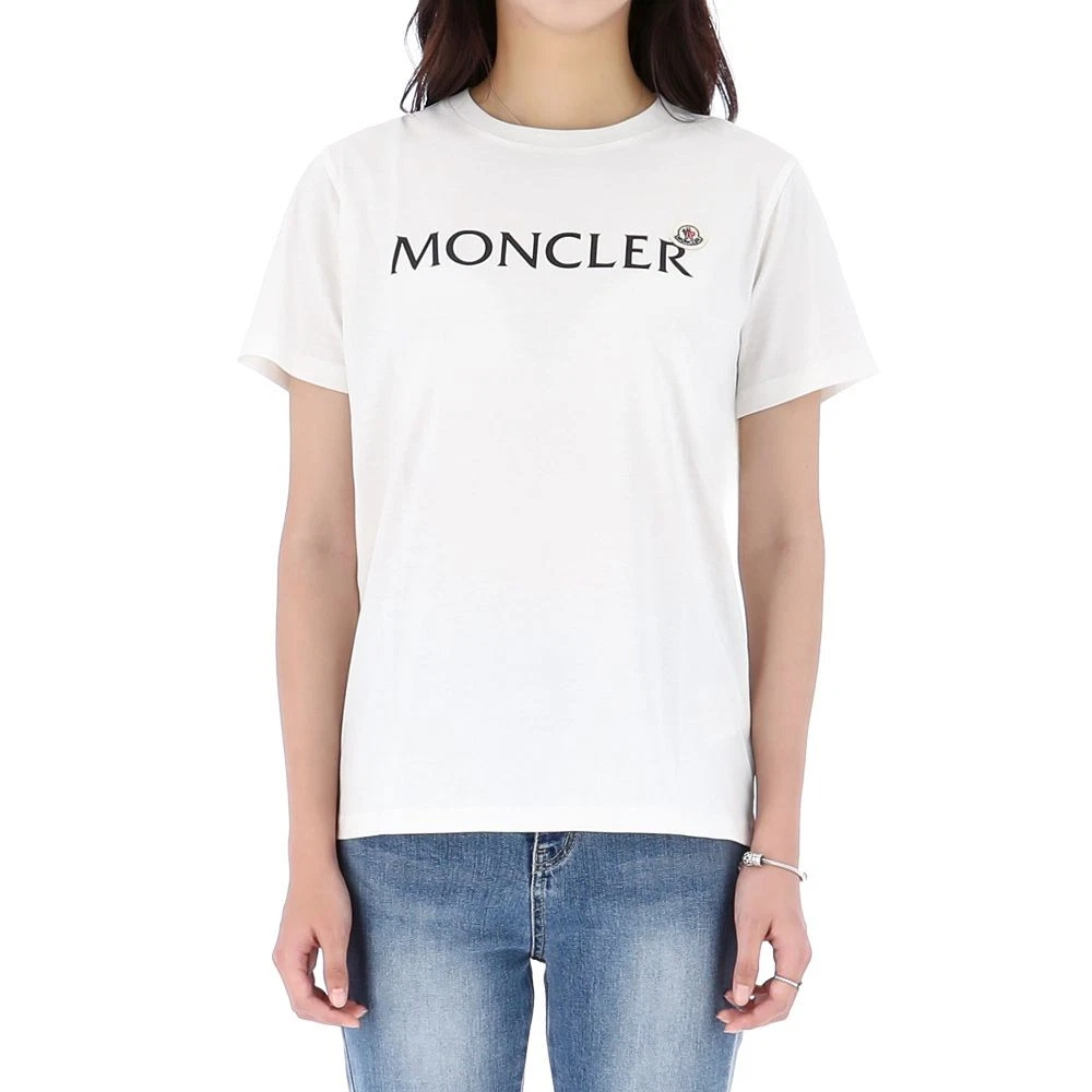 T shirt manica corta con logo Moncler 140679653