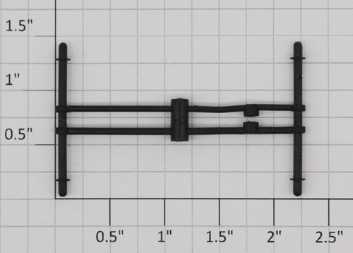 Manija de bomba de coche de mano negra K-Line K2625-15 se adapta a K2625, Lionel 21222 | Condition: New