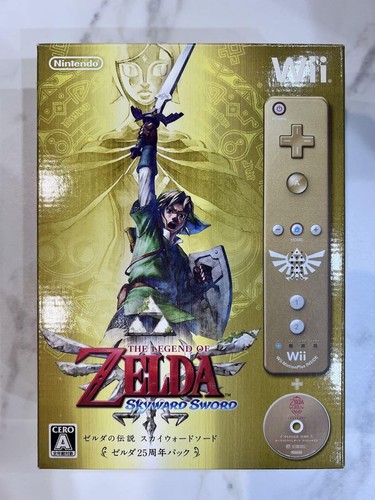 The Legend of Zelda Skyward Sword 25th Anniversary Pack Wii CD Japan Import - Picture 1 of 10
