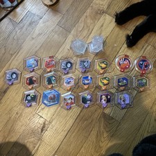 Disney Infinity 23 Power Disc Lot Crystals Avengers Princess 1.0 2.0