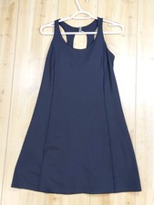 Athleta Activewear Racerback Tank Dress Black Sm Built-in Bra Tennis Pickleball