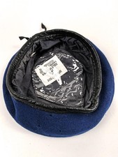 Bundeswehr, Barett blau, Kopfgrösse 59, datiert 1981,  ungetragenes Stück, einge