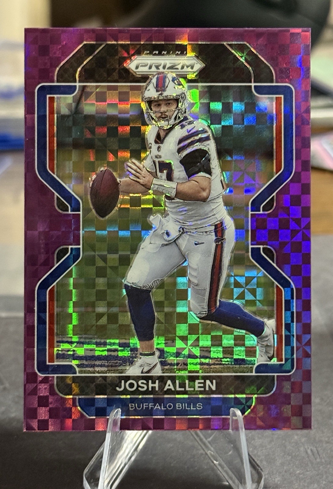 2021 Prizm Purple Power Josh Allen /49 Bills