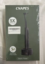 CNAPES ElectricFlosser For Teeth W/54Refill Heads+5-Speeds,Rechargeable Oral Kit