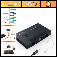 Car Audio AUX Cassette Adapter Type C to 3.5mm Audio Jack for All Devices