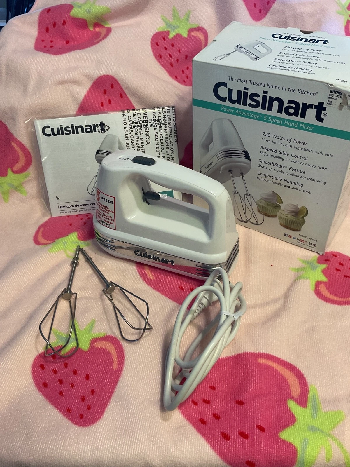 Cuisinart Hand 5 speed Mixer Retro Styling