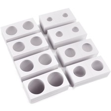 400Pcs Coin Holders Cardboard Coins Flips 2x2, 8 Sizes Collection Display Boo...