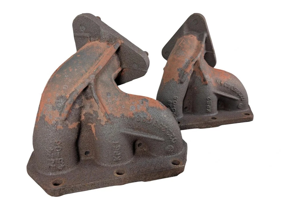 Volkswagen Golf R32 2008 colectores de escape -- 022253033N 022253034N *taco roto Foto 3 de 4