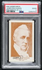 1920 Weber Bros Bakery Presidents of the United States James Buchanan PSA 2 04le