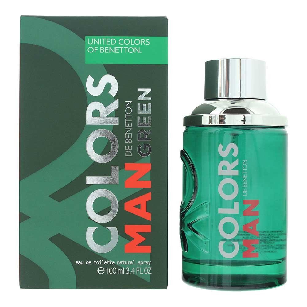 Benetton Colors De Man Green Eau De Toilette For Men 100 Ml - Image 8