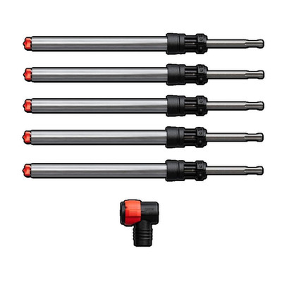 4-Cutter Full Carbide Head Dust Extraction Hammer Drill Bit - 5/8'' Diameter.